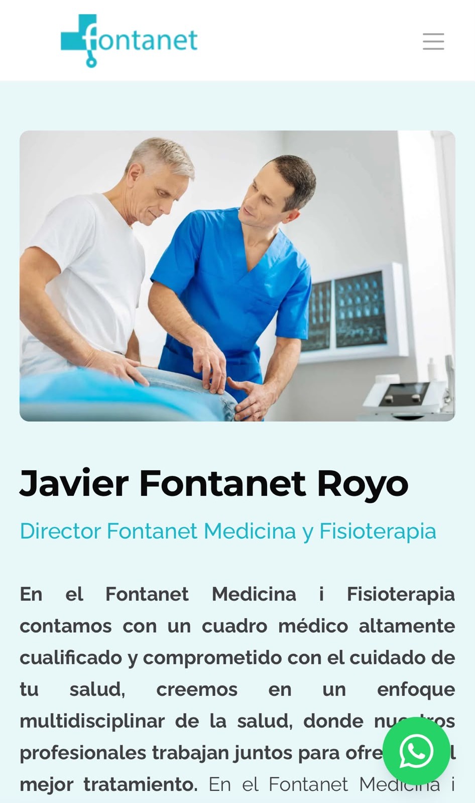 Fontanet: una web extensa posicionada en lo más alto de Google - captura 1